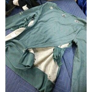 Romeo & Juliet Chopped Cropped Cutout Sweatshirt Retail $130 Thrashed Grunge